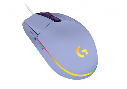 Gaming Mouse Logitech, G102 LightSync, RGB, Optical, Wired, USB, Lilac, image _ab__is.image_number.default