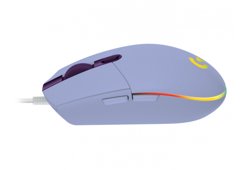 Gaming Mouse Logitech, G102 LightSync, RGB, Optical, Wired, USB, Lilac, image _ab__is.image_number.default
