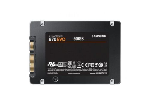 SOLID STATE DRIVE (SSD) SAMSUNG 870 EVO SATA 2.5”, 500GB, SATA 6 GB/S, MZ-77E500B/EU, image , 3 image