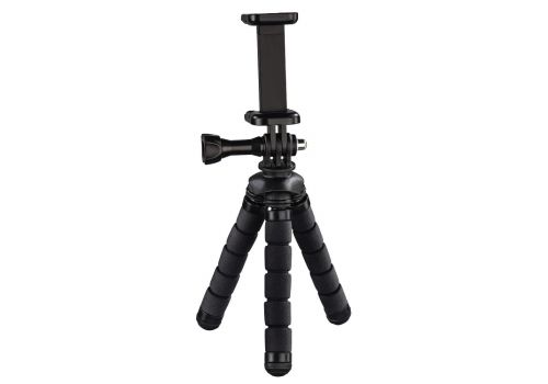 Hama "Flex" Mini-Tripod for Smartphone and GoPro, 14 cm, black, image 