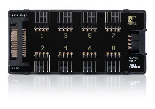 Noctua Fan Hub - 8 port PWM with SATA Power 5V/12V - NA-FH1, image 