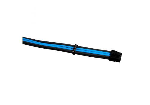 1stPlayer Custom Modding Cable Kit Black/Blue - ATX24P, EPS, PCI-e - BBL-001, image _ab__is.image_number.default
