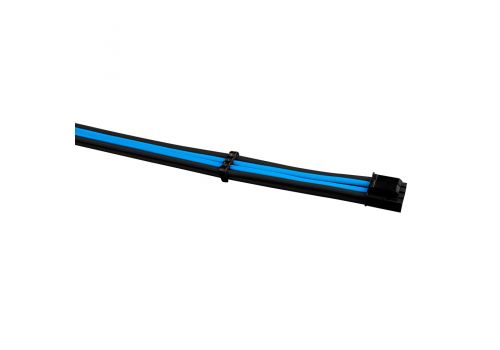 1stPlayer Custom Modding Cable Kit Black/Blue - ATX24P, EPS, PCI-e - BBL-001, image _ab__is.image_number.default