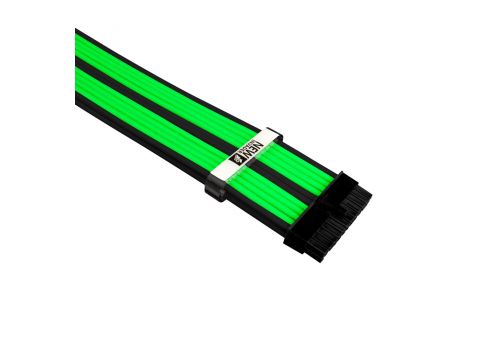 1stPlayer Custom Modding Cable Kit Black/Green - ATX24P, EPS, PCI-e - BGE-001, image 