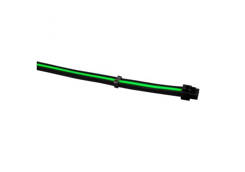 1stPlayer Custom Modding Cable Kit Black/Green - ATX24P, EPS, PCI-e - BGE-001, image _ab__is.image_number.default