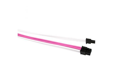 1stPlayer Custom Modding Cable Kit Pink/White - ATX24P, EPS, PCI-e - PKW-001, image _ab__is.image_number.default