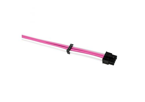 1stPlayer Custom Modding Cable Kit Pink/White - ATX24P, EPS, PCI-e - PKW-001, image _ab__is.image_number.default