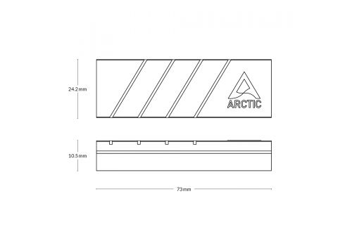 Arctic M.2 2280 SSD Cooler - M2 Pro (Silver), image _ab__is.image_number.default