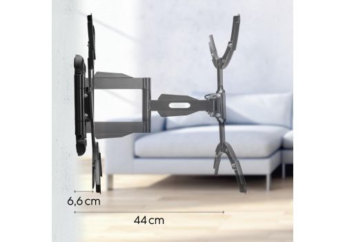 Hama TV Wall Bracket, Swivel, Tilt, Pull-out, 229 cm (90"), 220837, image _ab__is.image_number.default