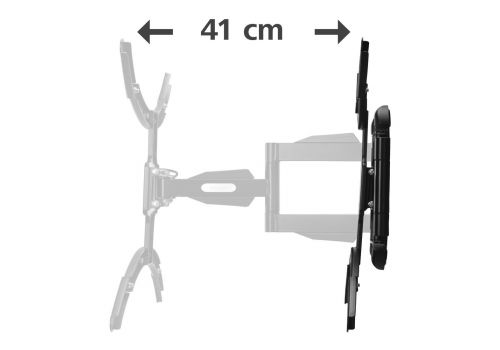 Hama TV Wall Bracket, Swivel, Tilt, Pull-out, 229 cm (90"), 220837, image _ab__is.image_number.default