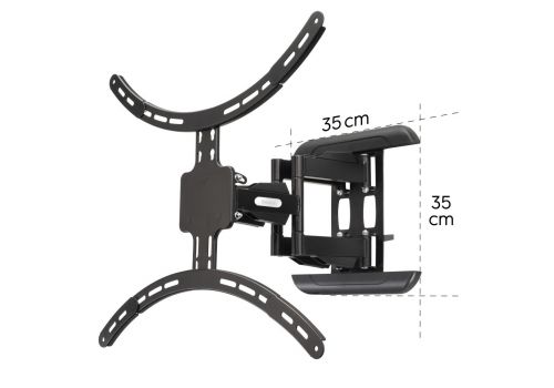 Hama TV Wall Bracket, Swivel, Tilt, Pull-out, 229 cm (90"), 220837, image _ab__is.image_number.default