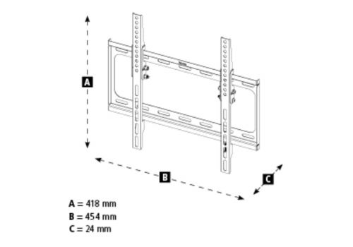 Hama TILT TV Wall Bracket, 191 cm (75"), HAMA-118069, image _ab__is.image_number.default