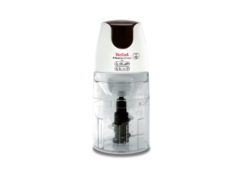 Tefal MB450B38, Masterchop XL, 500 W, Capacity 500 ml, 4 stainless steel blades, 3 in 1: grinding, chopping and mixing, white/dark warm silver, image 