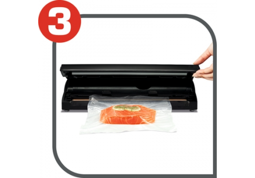 Tefal VT254070  Vacupack classic plastic,  automatic "vaccum & seal", 18 bags included, vertical storage, seal functions, stop function, image _ab__is.image_number.default