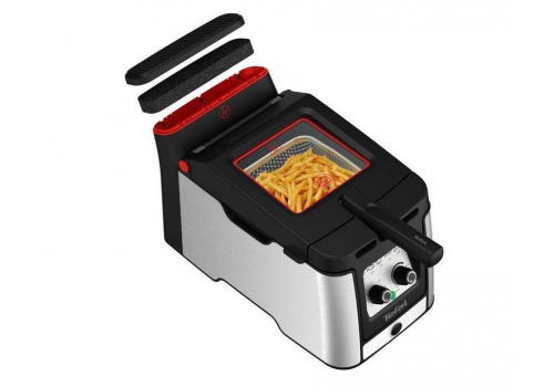 Tefal FR600D10, CLEAR DUO (ODORLESS), 1.2kg (3.5L), 2000W, adjustable temp & timer (30min), removable bowl, cool touch, on/off, image , 3 image