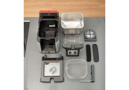 Tefal FR600D10, CLEAR DUO (ODORLESS), 1.2kg (3.5L), 2000W, adjustable temp & timer (30min), removable bowl, cool touch, on/off, image , 4 image
