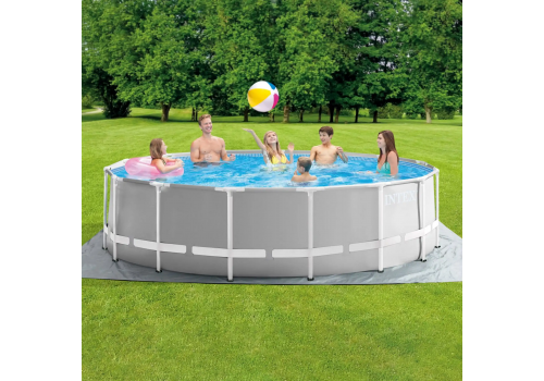 Intex Prism Frame Premium, 457 x 122 cm, Above Ground Pool with Filter Pump, 26726NP, image _ab__is.image_number.default