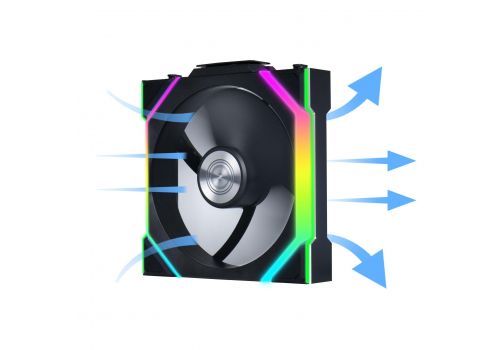 Lian Li UNI FAN SL Wireless ARGB PWM Fan - 120 mm Black, image _ab__is.image_number.default