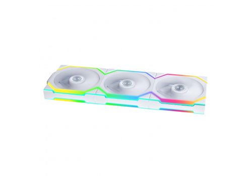 3Pack Fans Lian Li UNI FAN SL Wireless ARGB PWM - 120 mm White + Controller, image _ab__is.image_number.default