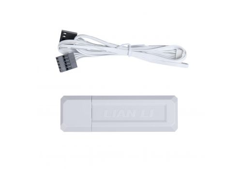 3Pack Fans Lian Li UNI FAN SL Wireless ARGB PWM - 120 mm White + Controller, image _ab__is.image_number.default