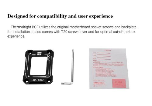 Thermalright Mounting KIT - LGA1700 Bending Correct Frame V2, image , 9 image
