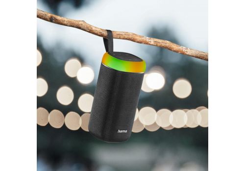 Hama "Shine 2.0" Bluetooth® Loudspeaker, LED, Splash-Protected, 30W, blk, image _ab__is.image_number.default