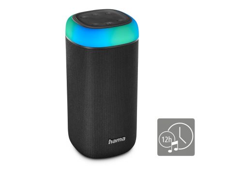 Hama "Shine 2.0" Bluetooth® Loudspeaker, LED, Splash-Protected, 30W, blk, image _ab__is.image_number.default