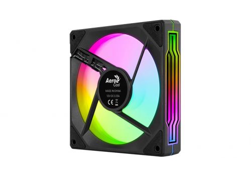 AeroCool Fan 120mm Phantom M-3 - Infinity Mirror ARGB - Black, image , 3 image