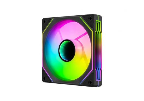 AeroCool Fan 120mm Phantom M-3R - Infinity Mirror ARGB, REVERSE - Black, image 