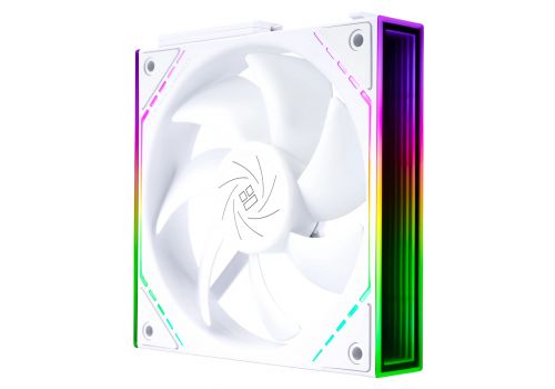Thermalright Fan Pack 3-in-1 3x120mm - TL-M12QW x 3 - White, Infinity Mirror, Daisy-Chain, A-RGB, image _ab__is.image_number.default