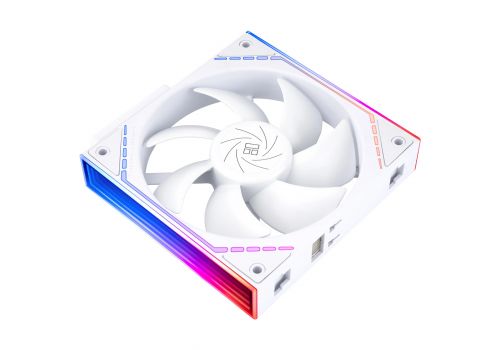 Thermalright Fan Pack 3-in-1 3x120mm - TL-M12QW x 3 - White, Infinity Mirror, Daisy-Chain, A-RGB, image _ab__is.image_number.default