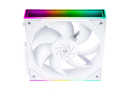 Thermalright Fan Pack 3-in-1 3x120mm - TL-M12QW x 3 - White, Infinity Mirror, Daisy-Chain, A-RGB, image _ab__is.image_number.default
