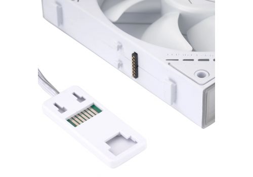 Thermalright Fan Pack 3-in-1 3x120mm - TL-M12QW x 3 - White, Infinity Mirror, Daisy-Chain, A-RGB, image _ab__is.image_number.default