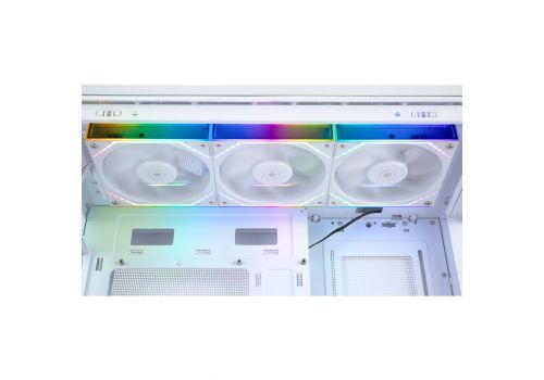Thermalright Fan Pack 3-in-1 3x120mm - TL-M12QW x 3 - White, Infinity Mirror, Daisy-Chain, A-RGB, image _ab__is.image_number.default