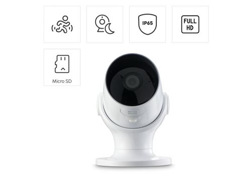 Hama Surveillance Camera, WLAN Outdoor Camera, Recording, Night Vision, 1080p, 176645, image _ab__is.image_number.default
