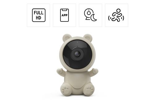 Hama Smart Surveillance Camera, for Babies, WLAN, App, Night Light, Audio, 1080p, image _ab__is.image_number.default