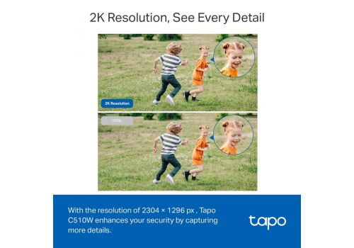 Outdoor Security WiFI camera TP-Link Tapo C510W - 2K Pan/Tilt, image , 4 image
