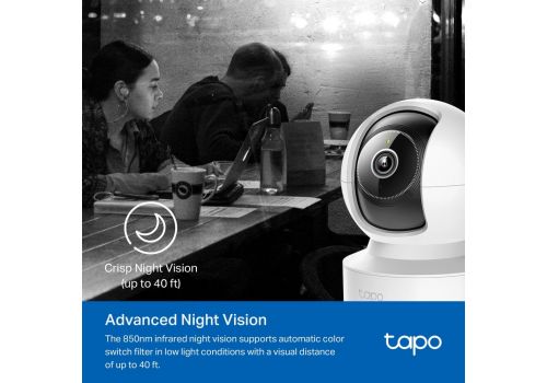 Home Security WiFi Camera TP-Link Tapo C232, 3K 5Mp with AI, Pan/Tilt, LAN, WiFi, SDmicro, night vision, image , 7 image