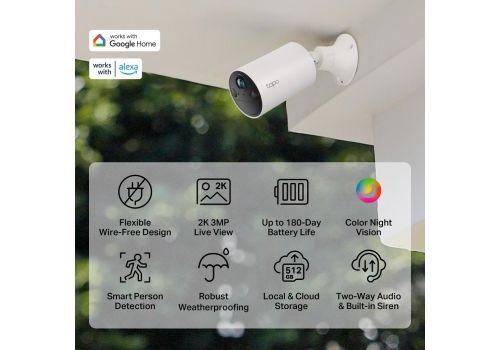 TP-Link Tapo C410 - Smart Wire-Free Indoor/Outdoor Security Camera, image _ab__is.image_number.default