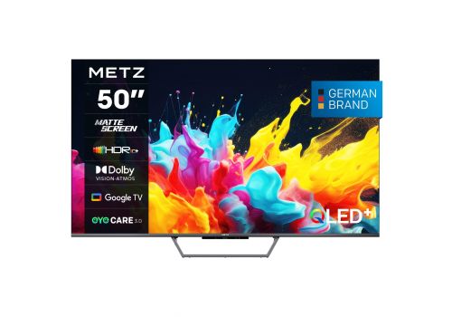 METZ QLED TV 50MQE7600Z, 50"(126 см), QLED+,Anti-Glare Google TV, 4K/UHD, 60Hz, image 