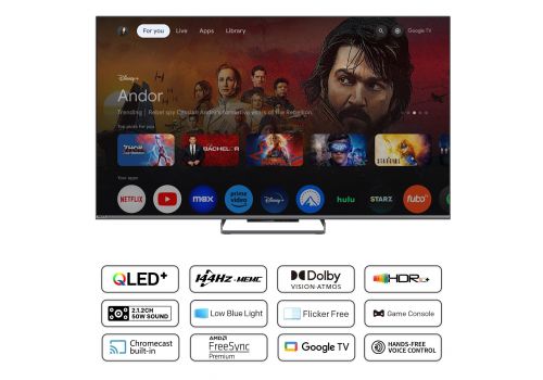 METZ QLED TV 55MQE8000Z, 55"(139 см), UHD Google TV, Dolby Vision, 144Hz, image _ab__is.image_number.default