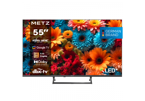 METZ TV 55" 55MQF7500Z UHD QLED SMART TV, 120Hz, 4K, Google TV, Frameless, 139.0cm, image 