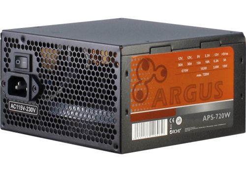 Power Supply Inter Tech Tech Argus APS-720W, 720W, ATX, 80+, image 