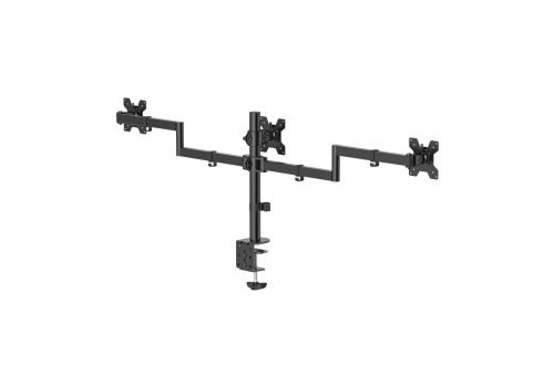 Hama Monitor Mount, 3 Monitors, Height-adjustable, Swivel/Tilt, 13" - 27", image _ab__is.image_number.default