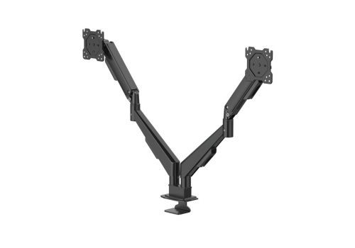 Hama Monitor Mount, 2 Monitors, Gas Spring, Fully Mobile, 17" - 35", black, image 