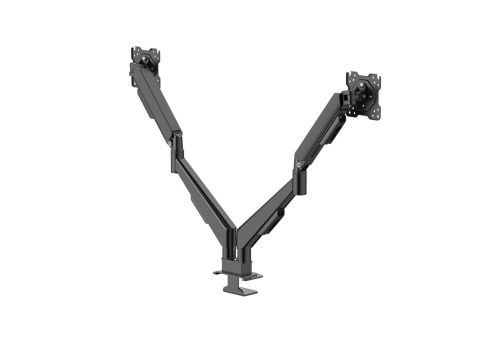 Hama Monitor Mount, 2 Monitors, Gas Spring, Fully Mobile, 17" - 35", black, image , 3 image