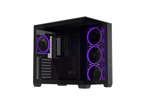 Case ASUS A32 PLUS Tempered Glass + 4 ARGB Fans - Black, image _ab__is.image_number.default