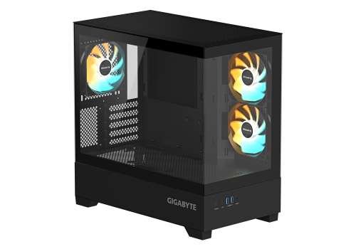 Case GIGABYTE C201 PANORAMIC mATX + 3 ARGB Fans, image _ab__is.image_number.default
