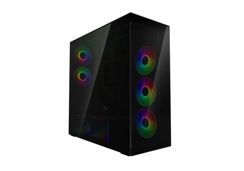 Case Arctic Xtender VG - Black Mid-Tower, image 