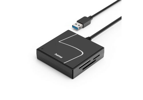 HAMA Card reader USB, USB-A, с USB-C adapter, USB 3.2 Gen1, SD/micro-SD/CF/MS, image _ab__is.image_number.default